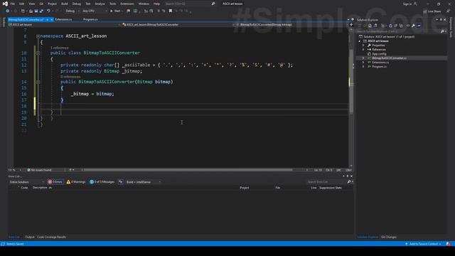 №119. C#. ASCII графика из любой картинки на C# смотреть онлайн