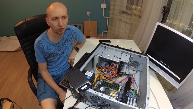 Диагностика и профилактика компа, установка Win 7 и ответы на вопросы. ( камера Xiamoi YI 4k) смотреть онлайн