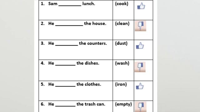 Daily Living with the simple past REGULAR verbs смотреть онлайн
