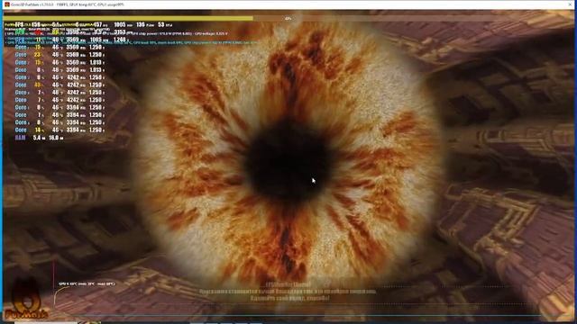 Rx5700xt + R5 5500 тест в Furmark