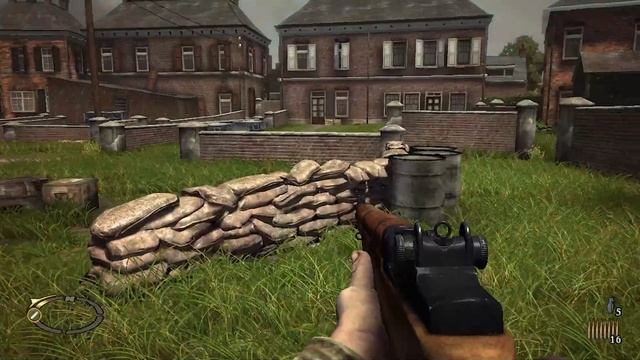Brothers in Arms Hells Highway прохождения часть 2 ищем снайпера бой ищем пропавшего мальчика смотреть онлайн