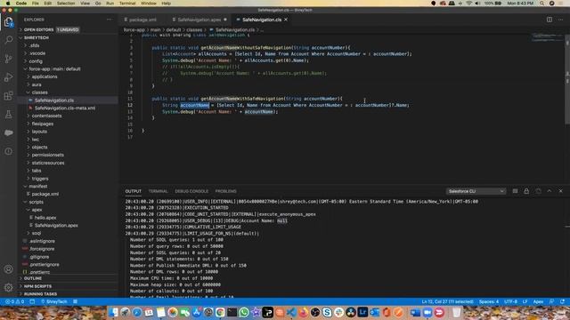 How to use Safe Navigation Operator (?.) in Apex | Winter 21 New Feature смотреть онлайн