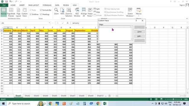 How To Create View Tab in Ms Ms Excel | GIT Education смотреть онлайн