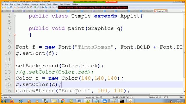 Core Java - Episode 16 d/d (Applet - Font,Color classes) draw Polygon смотреть онлайн