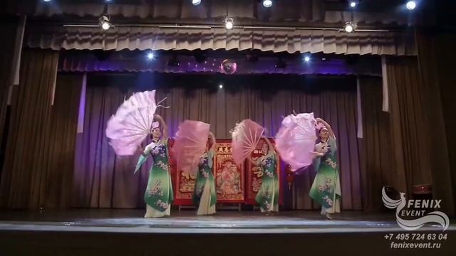 Заказать китайский танец с веерами на праздник и корпоратив - лучшее китайское шоу в Москве смотреть онлайн