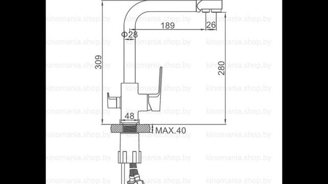 Обзор смесителя Ledeme L4080-3 смотреть онлайн