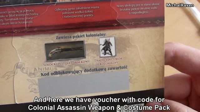 Assassin's Creed III Xbox 360 Pre-Order Pack - Unboxing PL/ENG смотреть онлайн