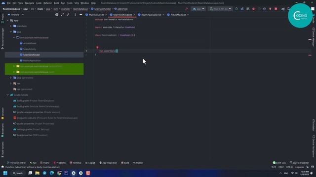 Android Kotlin Realm Database: #2 - Create Table & Insert data | ViewModel LiveData 2023. смотреть онлайн