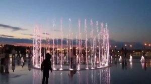 Светомузыкальный фонтан. Чебоксары. 27 мая 2021