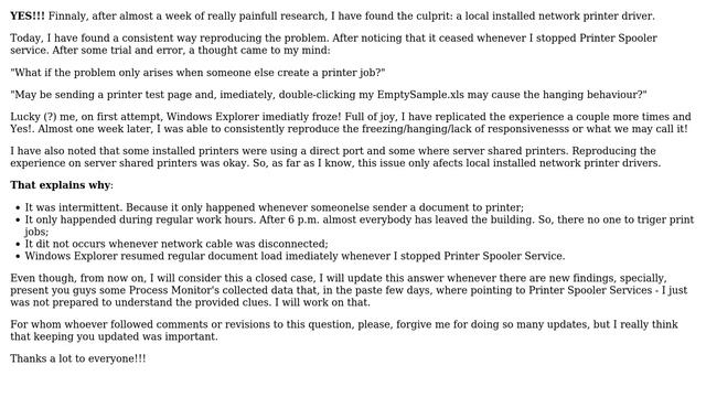 Microsoft Office 2003 document (Excel and Word), intermitently, takes 30 seconds to load смотреть онлайн
