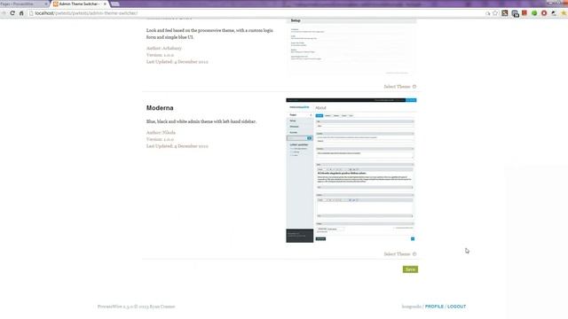 ProcessWire Admin Theme Switcher Proof of Concept смотреть онлайн