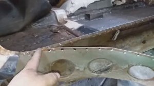 Ремонт днища и замена порога на Ниве 2121