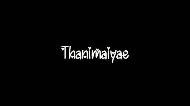 En iniya thanimaye lyrics black screen template || JS Editz Tamil смотреть онлайн