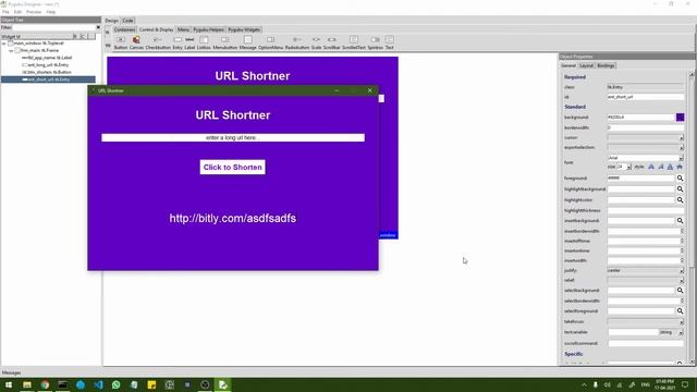 URL Shortner Desktop App using Python, Tkinter & Pygubu Designer | Shiburaj смотреть онлайн