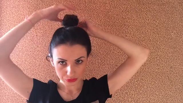 Как Сделать Пучок? Небрежный Пучок Мастер-класс