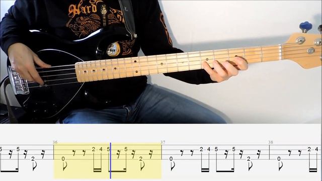 Eminem ft. Juice Wrld - Godzilla (BASS PLAY ALONG TABS IN VIDEO) смотреть онлайн