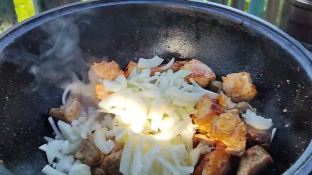 Мариуполь. Греча с мясом и овощами. смотреть онлайн