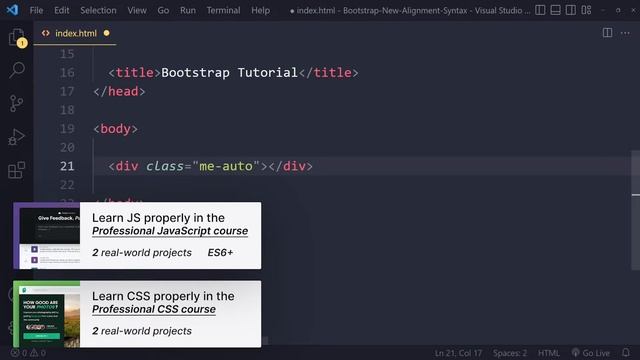 mr-auto not working in Bootstrap 5 (FIXED) смотреть онлайн