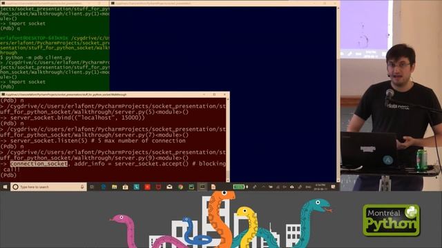 Socket in Python - Éric Lafontaine смотреть онлайн