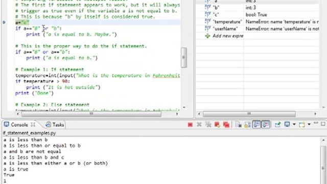 Chapter 3: If Statement Examples смотреть онлайн