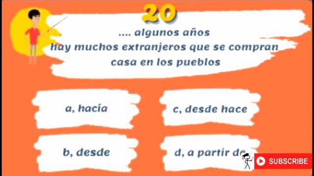 Test Your Spanish With 40 Questions | Intermediate Level B2 смотреть онлайн