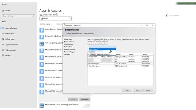 SQL tutorial for beginners | Uninstall and Remove SQL Server 2017 the right way смотреть онлайн