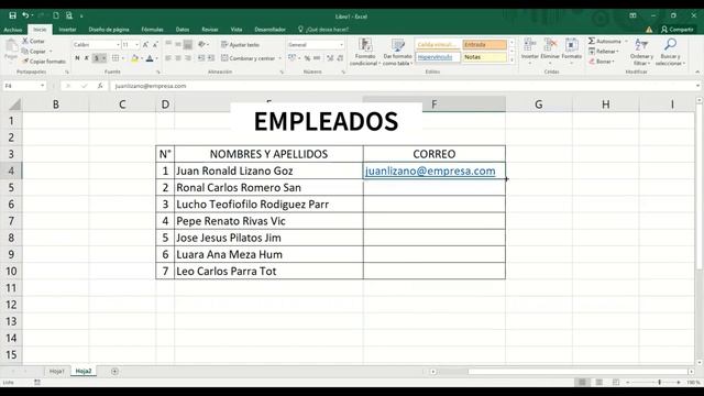 CREAR CORREOS EN EXCEL DE FORMA MASIVA, RÁPIDA Y SIN FORMULA смотреть онлайн