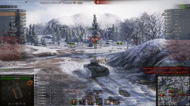 КВ-1+Виндсторм=8 танков, 7 медалей смотреть онлайн