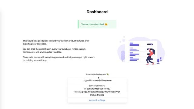 Divjoy React app with Stripe payments смотреть онлайн