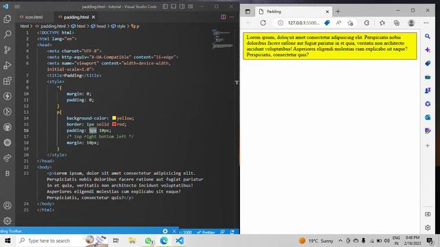 CSS Tutorial|Part-16|Padding in css|Shorthand property|margin and padding|@CodeWithVINITA.74 смотреть онлайн