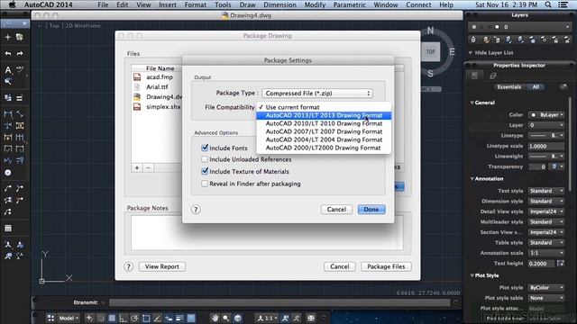 AutoCAD 2014 for Mac Tutorial | Package Drawing смотреть онлайн