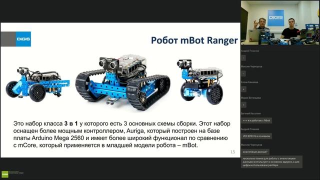 Робототехническое моделирование на основе STEM наборов Makeblock смотреть онлайн