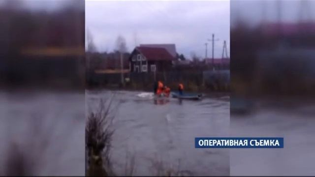 Десять спасателей вызволяли подростка с плывущей льдины в Борзовой Заимке 05.04.16 смотреть онлайн