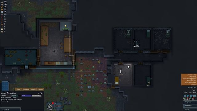 Trading and crafting - Rimworld Alpha 11 Tutorial - Rimworld Beginner's Guide смотреть онлайн