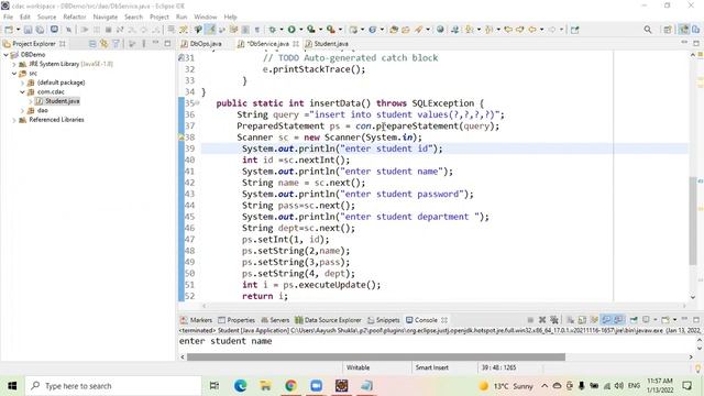 4 DAO layer in JDBC смотреть онлайн