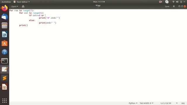 Printing H Hash '#' shape in Python - Pattern of Python Programming смотреть онлайн