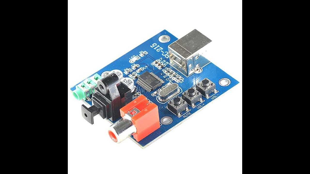 Транспорт на PCM 2704 (USB-Coaxial/Optical) смотреть онлайн