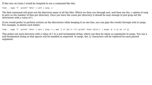 DevOps & SysAdmins: How to find directories that contain only one file? (6 Solutions!!) смотреть онлайн