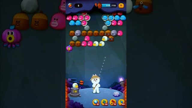 LINE Bubble 2 level 817 смотреть онлайн