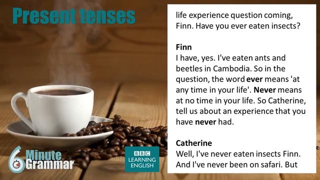 How to use present tenses - 6 Minute Grammar смотреть онлайн