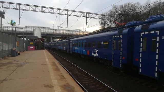ЭП2Д экспресс на МЦД-2 Москворечье смотреть онлайн