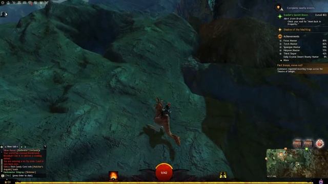 Guild Wars 2..Malchor's Leap..Theater of Delight Mastery Point using a Springer from Path of Fire смотреть онлайн