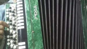 Расцвела у окошка белоснежная вишня на баяне+разбор