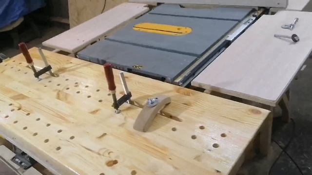 завершение циркулярного стола.dewalt dwe7492.верстак. покрытие лаком. работа с металлом (подстолье) смотреть онлайн