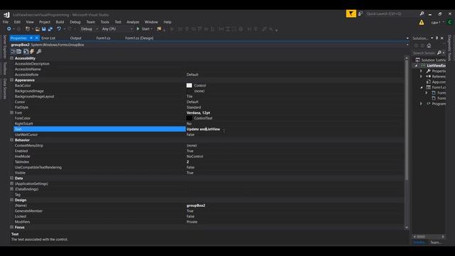Visual Programming with C# - ListView (Part2) смотреть онлайн