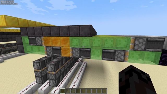 Minecraft 18x18 Horizontal Flying Machine Door (1.18.2 Java) смотреть онлайн