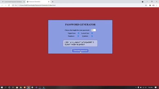 Customized Password Generator In JavaScript With Source Code | Source Code & Projects смотреть онлайн