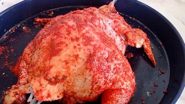 fried garlic chicken - korean street food | жареный чесночный цыпленок - корейская уличная еда смотреть онлайн