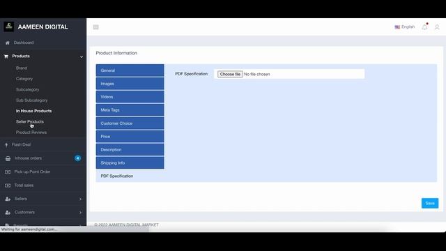 E-Commerce Website Admin Panel смотреть онлайн