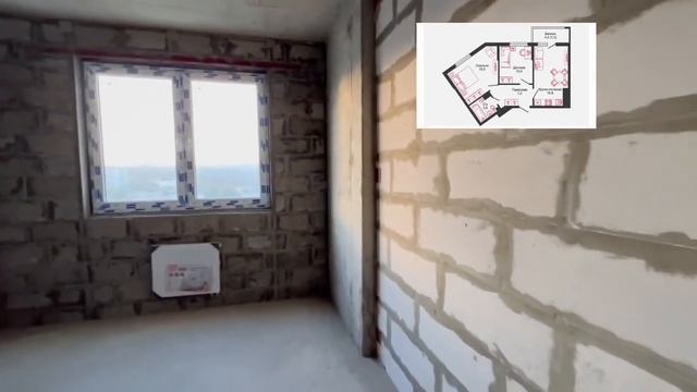 Продается квартира в самом ярком жилом комплексе Новороссийска. Двухкомнатная квартира смотреть онлайн